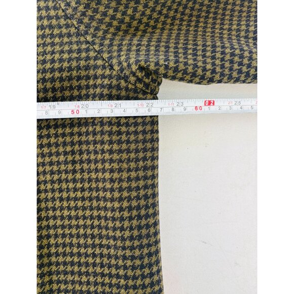 Vintage Portrait Houndstooth Wool Women's Coat. - Picture 5 of 5